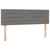 Vidaxl Box spring posteljni z vzmetnico temno siv 140x190 cm blago