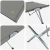Sklopivi kamperski krevet 2 pcs Siva 194 x 62,5 x 42,5 cm