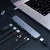 Hub postaja Techsuit DataBridge 8v1 (H9) USB-A/USB-C - 4x USB-A, USB-C, 3.5mm Jack, TF/SD kartica - gray