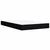 Vidaxl Box spring postelja z vzmetnico črna 120x190 cm blago