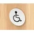 Označení dveří samolepící - pro osoby s handicapem ONINWK