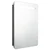 LED kupaonski ormarić s ogledalom sivi 60 x 11 x 80 cm
