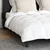 vidaXL Komplet odej z blazino 3 pcs Bela Perje