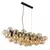 Globo 15633H1A - Luster na sajli UDO 6xE14/25W/230V zlatna