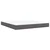 Vidaxl Box spring postelja z vzmetnico siva 180x200 cm umetno usnje