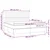 Vidaxl Box spring postelja z vzmetnico LED temno modra 200x200cm žamet