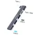 Hub postaja Techsuit ZenithDock 4v1 (H12) USB-C - 2x USB-A 2.0, 1x USB-A 3.0, 1x USB-C, 60W - siva