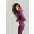 STRIX Ženski duks Essential Cropped Hoodie Plum