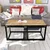 Hanah Home Gigante Set Klub stolova, 3 komada, Hrast-crni