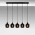 Opviq Luster Smoked-014, 85x85 cm, Crni