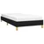 shumee vidaXL Posteljni okvir brez vzmetnice črne barve 90x190 cm blago
