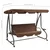 Vrtna gugalnica REINFORCED RELAX COMFORT RJAVA
