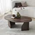 Hanah Home Klub sto Rock, 105x35x65 cm, Braon