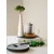 Aberto Design Vaza BSE063, 7x7x28 cm, Bela