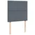 vidaXL Box spring postelja z vzmetnico temno siv 90x190 cm žamet