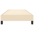 vidaXL Box spring posteljni okvir krem 100x200 cm blago