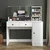 Hanah Home toaletni sto Ella sa ogledalom, 120 cm, beli