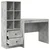 Stol s ladicama s policom s pohranom 2 pcs Betonski sivi