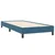 Box spring krevet s madracem tamnoplavi 80x220 cm baršunasti