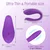 SuperLove Couple Vibrator with Remote Purple