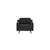 Atelier del Sofa Fotelja Robin 1, Crna