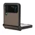 Maska za telefon Canvas za Samsung Z Flip 4 braon