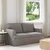 Vidaxl Kavč Taupe 144 x 80 x 85 cm blago