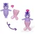 Zapf Creation Lepotni set Glam Up Aura - 1 k.