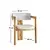 Hanah Home Trpezarijska stolica CO-044, 58x76x49 cm, Bela