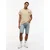 Tommy Jeans Majica bež/mornarska/pastelno zelena/rdeča