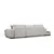 Atelier del Sofa Ugaona garnitura Loop 19 95x85x312cm Bela