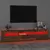 TV ormarić s LED svjetlima boja dimljenog hrasta 195x35x40 cm