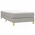Vidaxl Box spring postelja z vzmetnico svetlo siv 100x200 cm blago