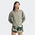 Adidas Ženski duks Essentials camo printed 3s twill coach jacket, Maslinasi
