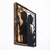 Wallity Zidna dekoracija Jazz, 32x3x50 cm, Crna