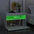 Noćni ormarić LED visoki sjaj bijeli 2 kom 60 x 35 x 40 cm drvo