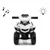 MILLY MALLY Monster Ride-On bela (5901761129632)