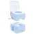 Kamperski WC Svijetloplava i bijela 41,5 x 36,5 x 42 cm