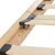 Homestyle4U Posteljni okvir, 90x33x200 cm, naravna