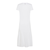 Deha COMBINED POPLIN LONG DRESS, obleka, bela D02492