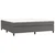 Vidaxl Box spring postelja z vzmetnico siva 200x200 cm umetno usnje