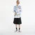 Srajca Comme des Garçons SHIRT Striped Shirt With Graphic Print White S