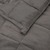 vidaXL Teška deka siva 155x220 cm 11 kg od tkanine