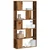 Regal za knjige 5 razina boja staro drvo 80,5x23,5x162,5 drveni