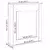 Okvir za kamin boja drva 75x20x87,5 cm od konstruiranog drva