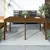 Vidaxl Vrtna miza medeno rjava 159,5x82,5x76 cm trdna borovina