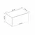 Hanah Home Kuhinjski element Y4081-7480, 90x45x52 cm, Boje oraha