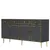 HANAH HOME Komoda Belly KB150 Anthracite Gold