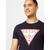 Guess Majica M2YI71 I3Z14 Mornarsko modra Slim Fit