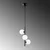 OPVIQ Domino 11047 Crno - Beli luster